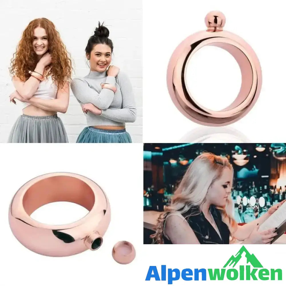 Alpenwolken - Armband Fläschchen