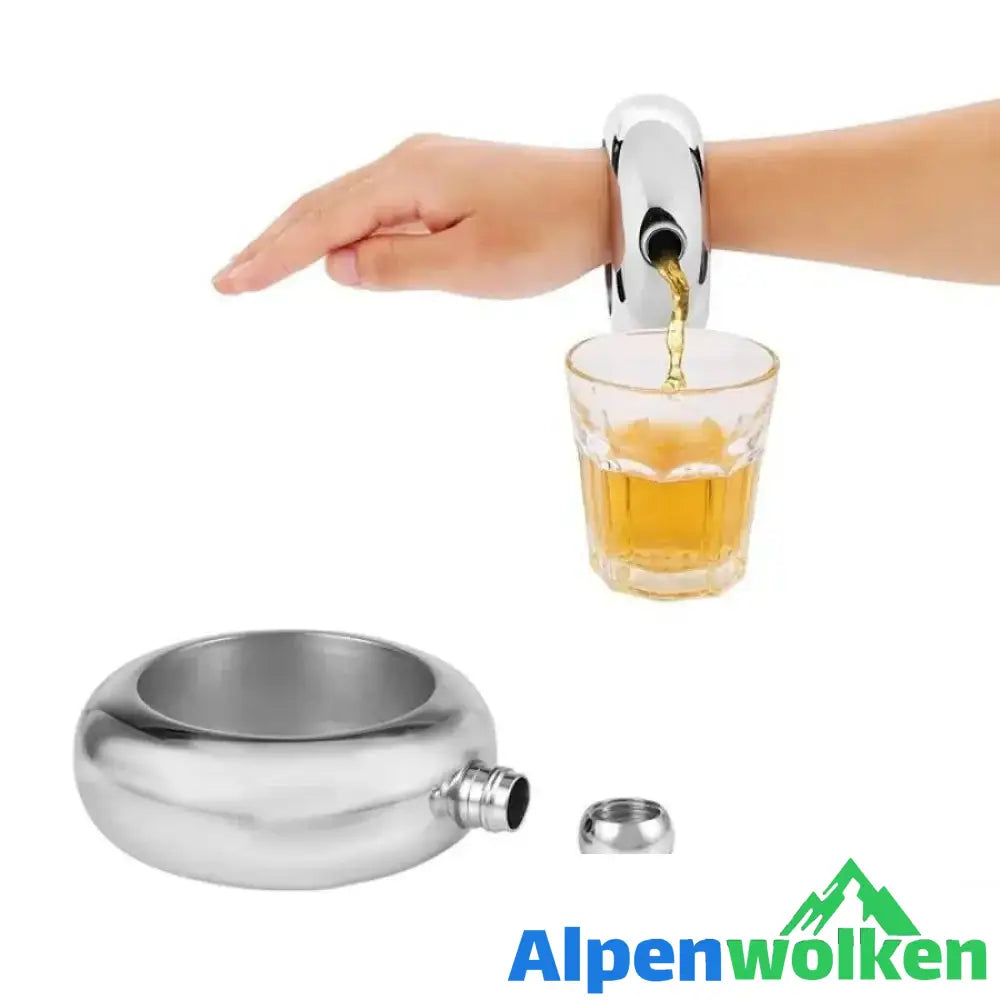 Alpenwolken - Armband Fläschchen