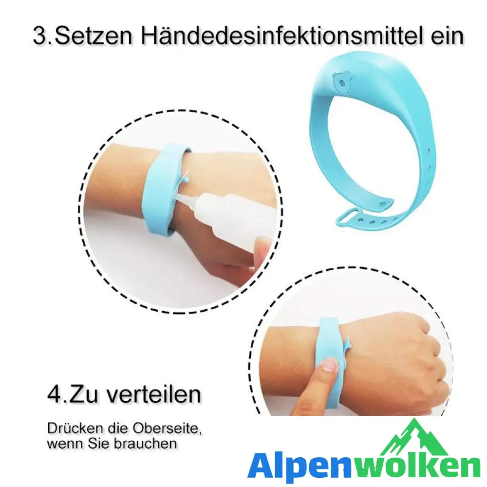 Alpenwolken - Armband-Handverteiler