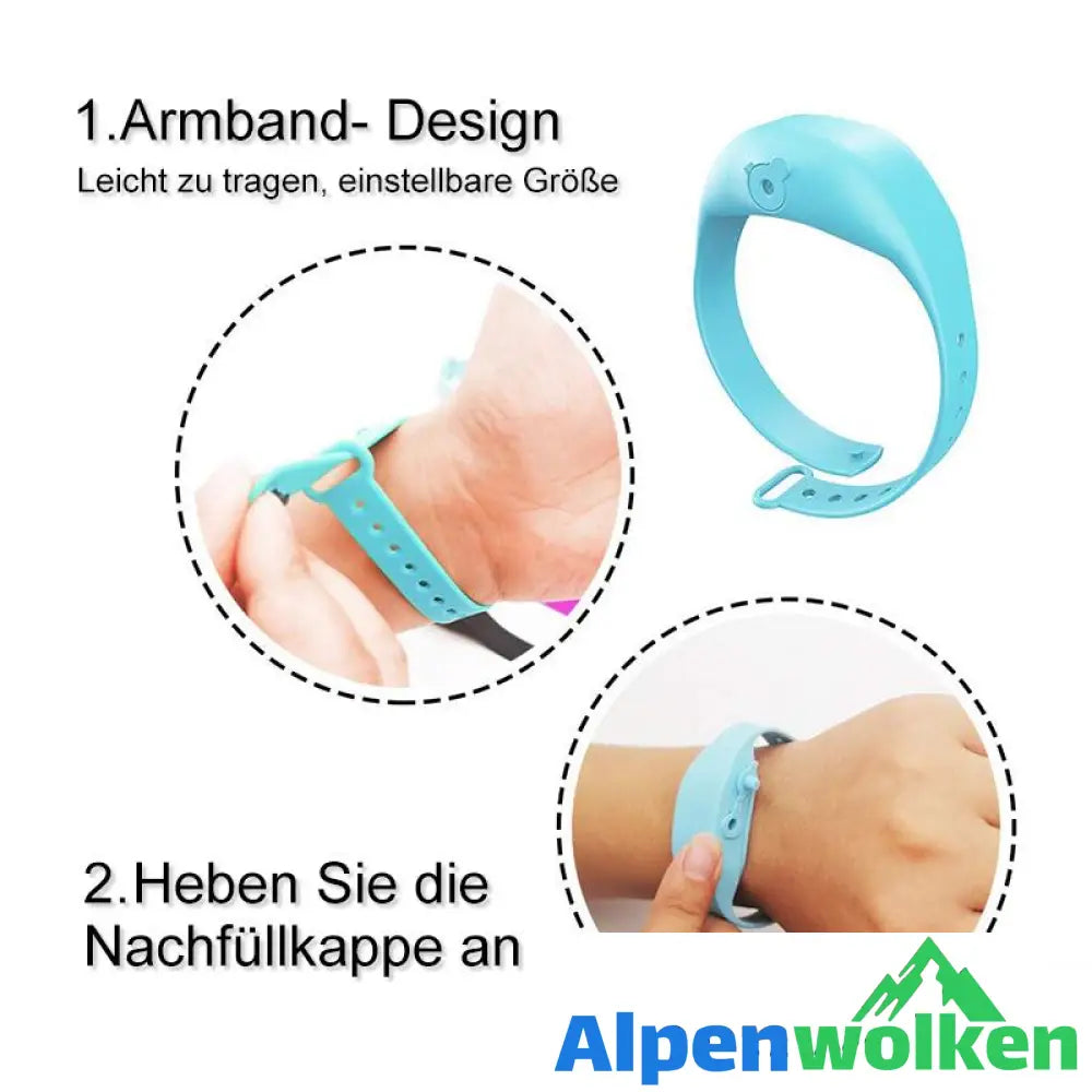 Alpenwolken - Armband-Handverteiler