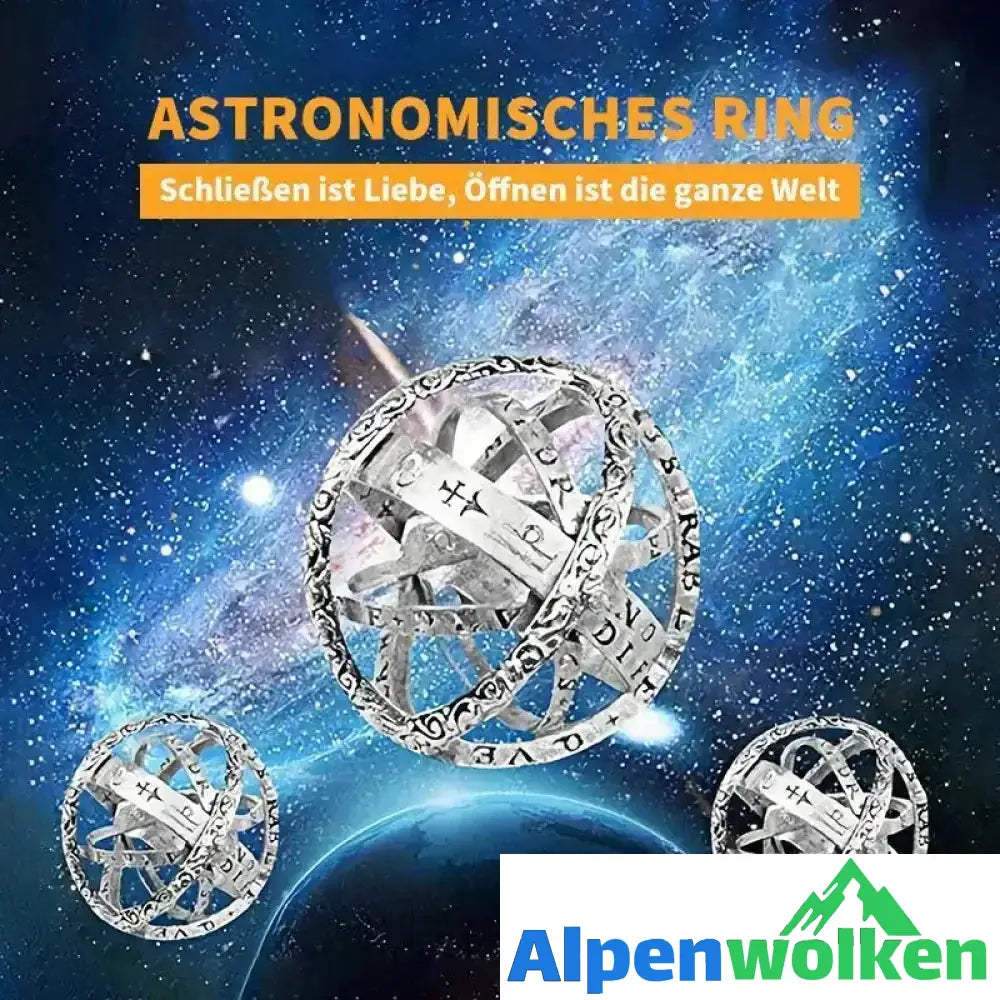 Alpenwolken - Astronomisches Ring - Schließen ist Liebe, Öffnen ist die ganze Welt