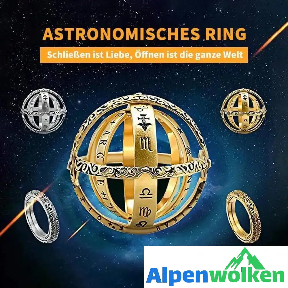 Alpenwolken - Astronomisches Ring - Schließen ist Liebe, Öffnen ist die ganze Welt