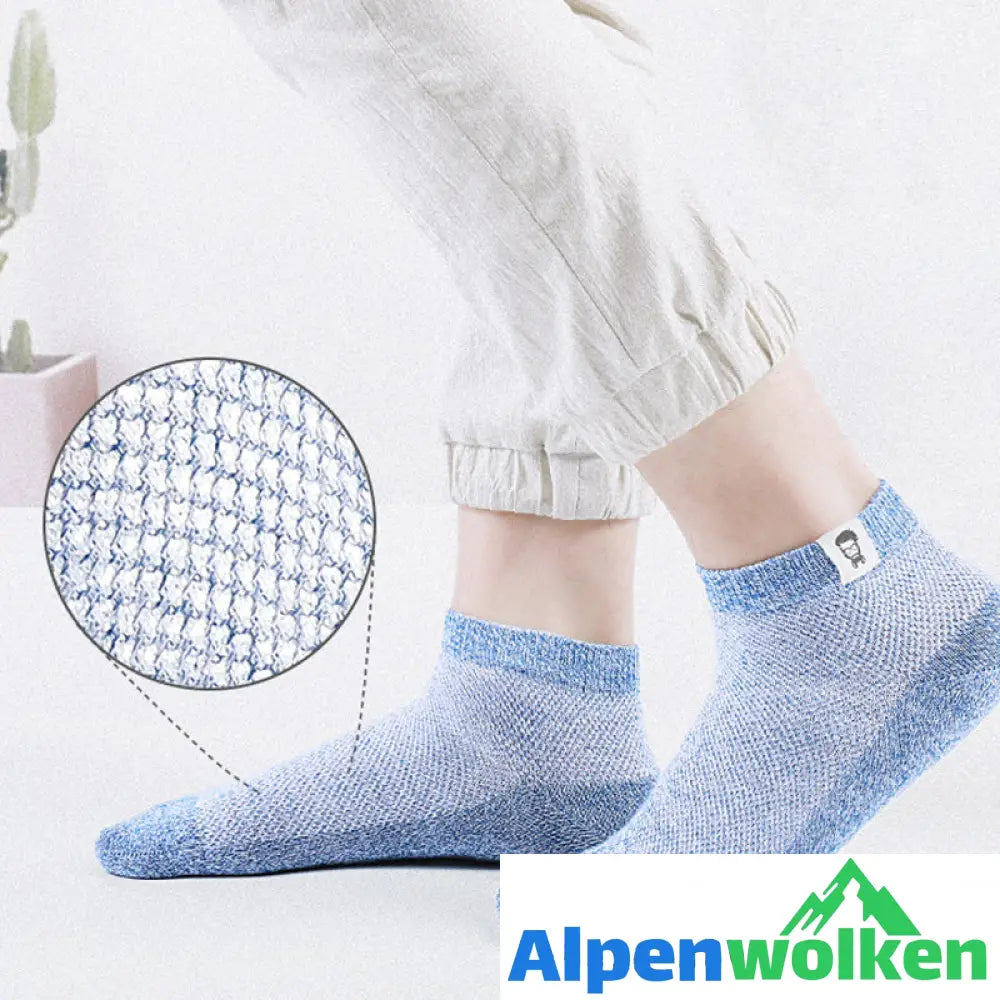 Alpenwolken - 🔥Atmungsaktive Antibakterielle Deo-Socken für Herren 🔥(5 Paar)🔥