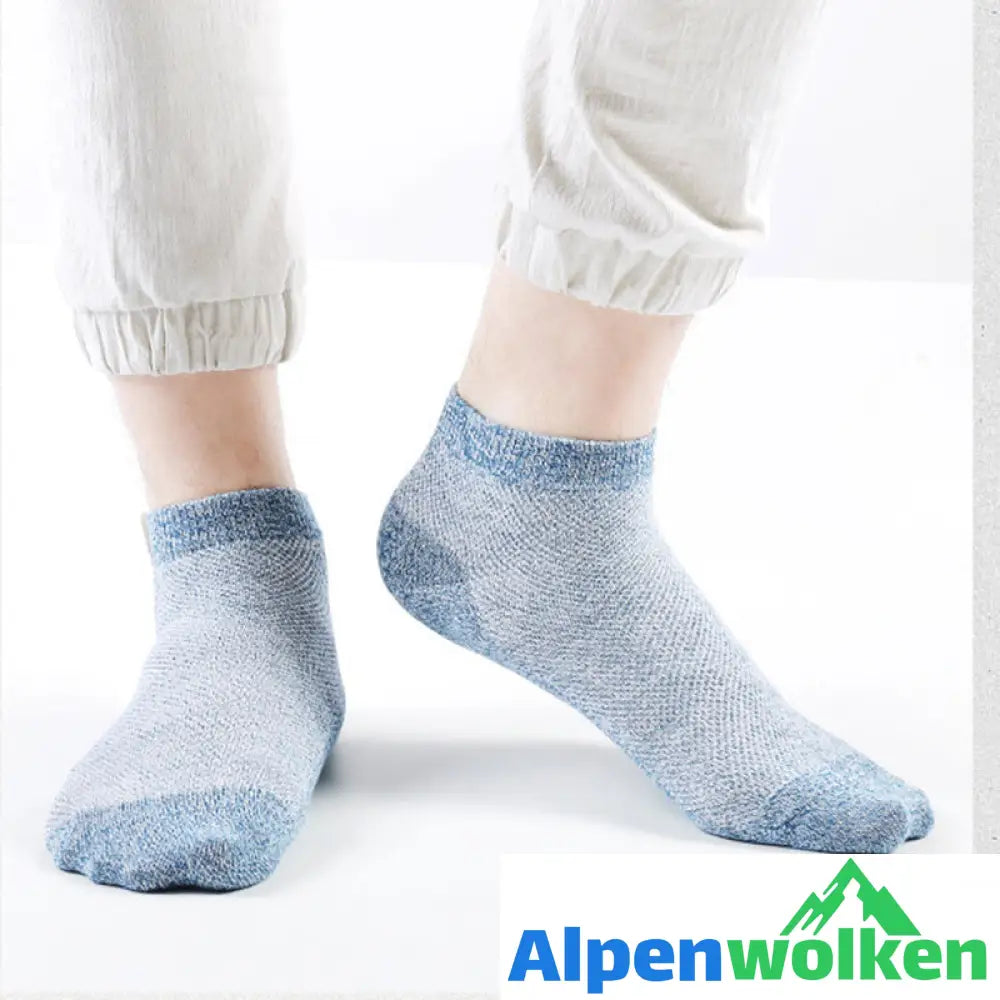 Alpenwolken - 🔥Atmungsaktive Antibakterielle Deo-Socken für Herren 🔥(5 Paar)🔥