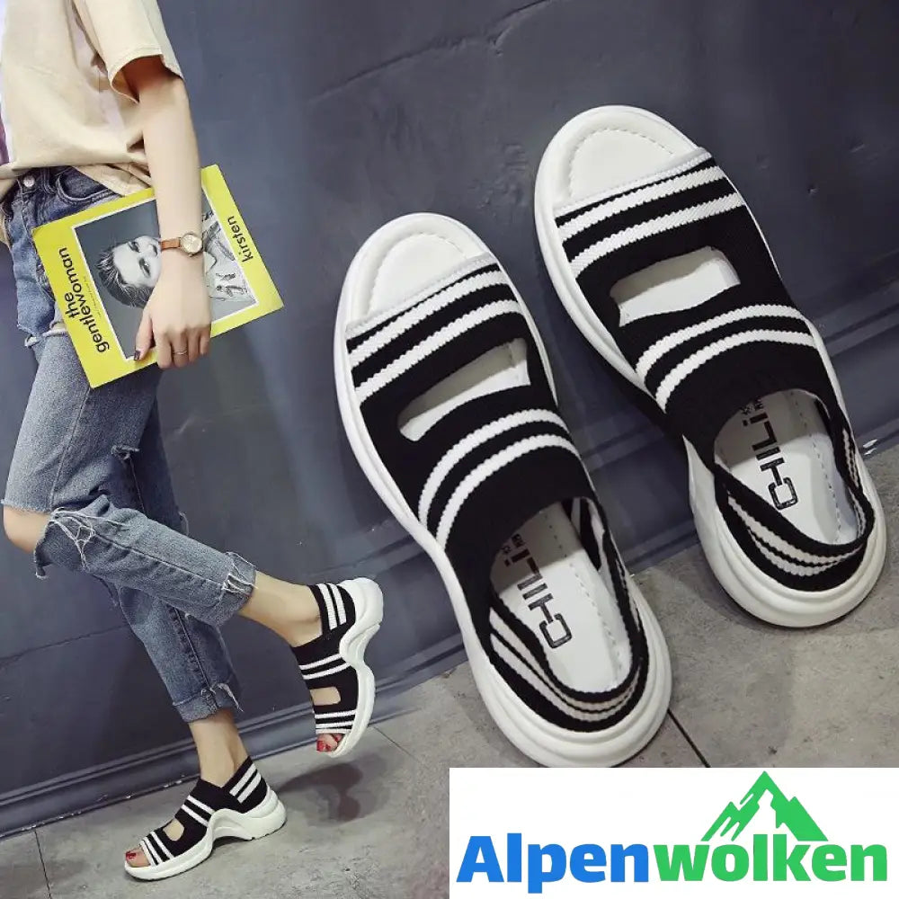 Alpenwolken - Atmungsaktive bequeme Sandalen für Damen