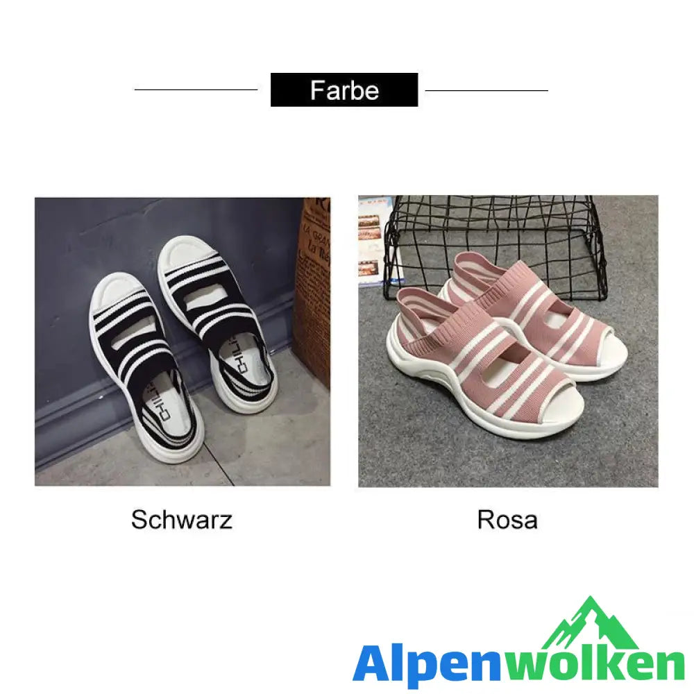 Alpenwolken - Atmungsaktive bequeme Sandalen für Damen