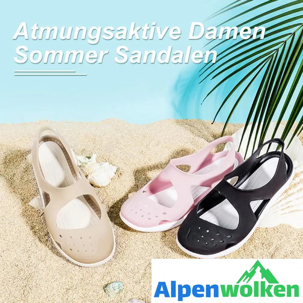 Alpenwolken - Atmungsaktive Damen Sommer Sandalen