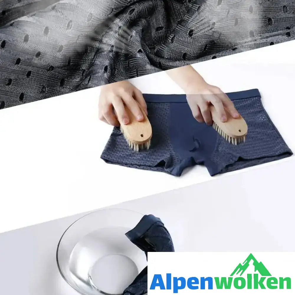 Alpenwolken - Atmungsaktive Eisseide-Unterhosen Herren Wabenlüftungsdesign