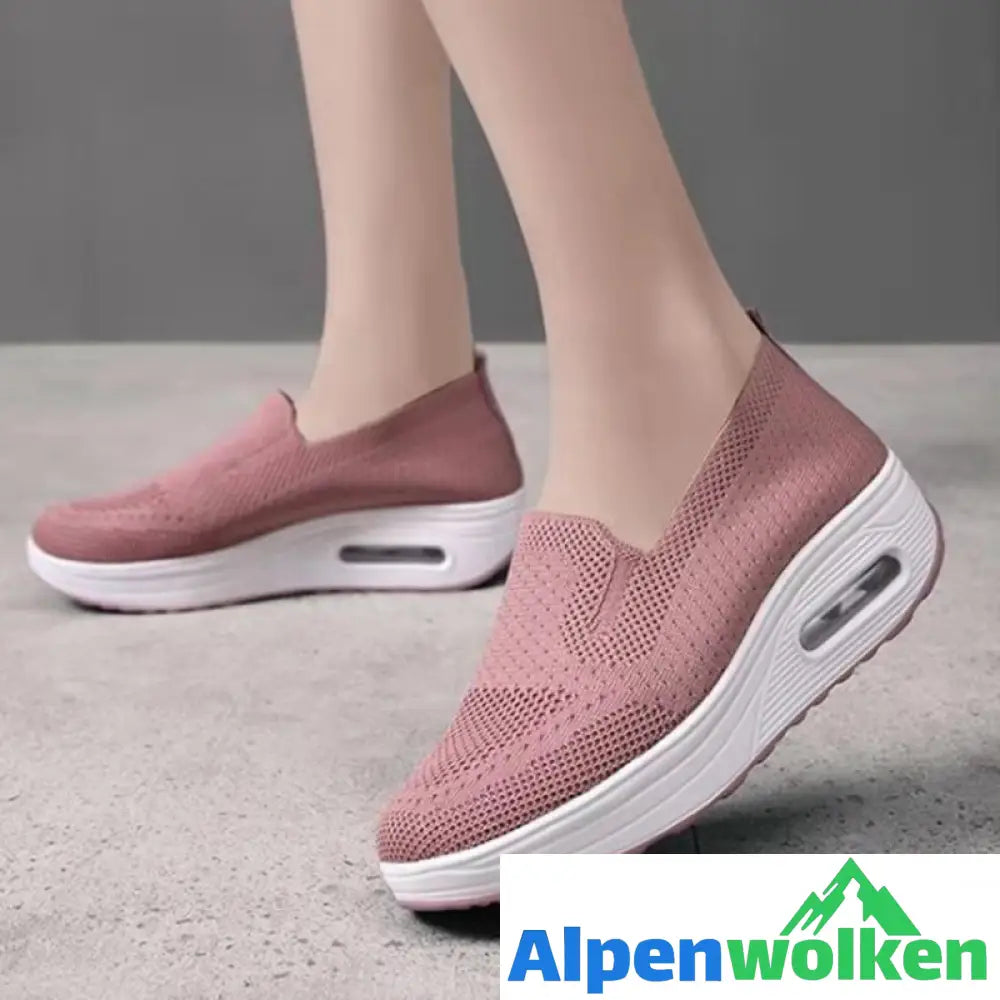 Alpenwolken - Atmungsaktive Freizeitschuhe Mit Dicker Sohle