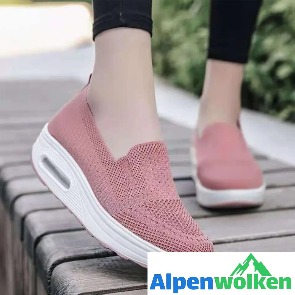 Alpenwolken - Atmungsaktive Freizeitschuhe Mit Dicker Sohle