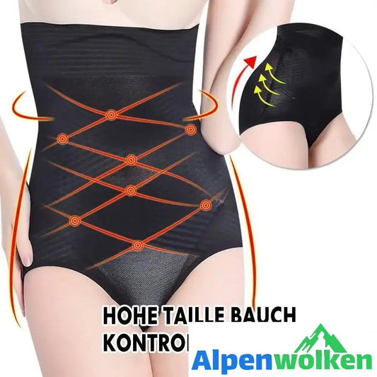 Alpenwolken - Atmungsaktive Hohe Taille Bauch Kontrolle Unterwäsche