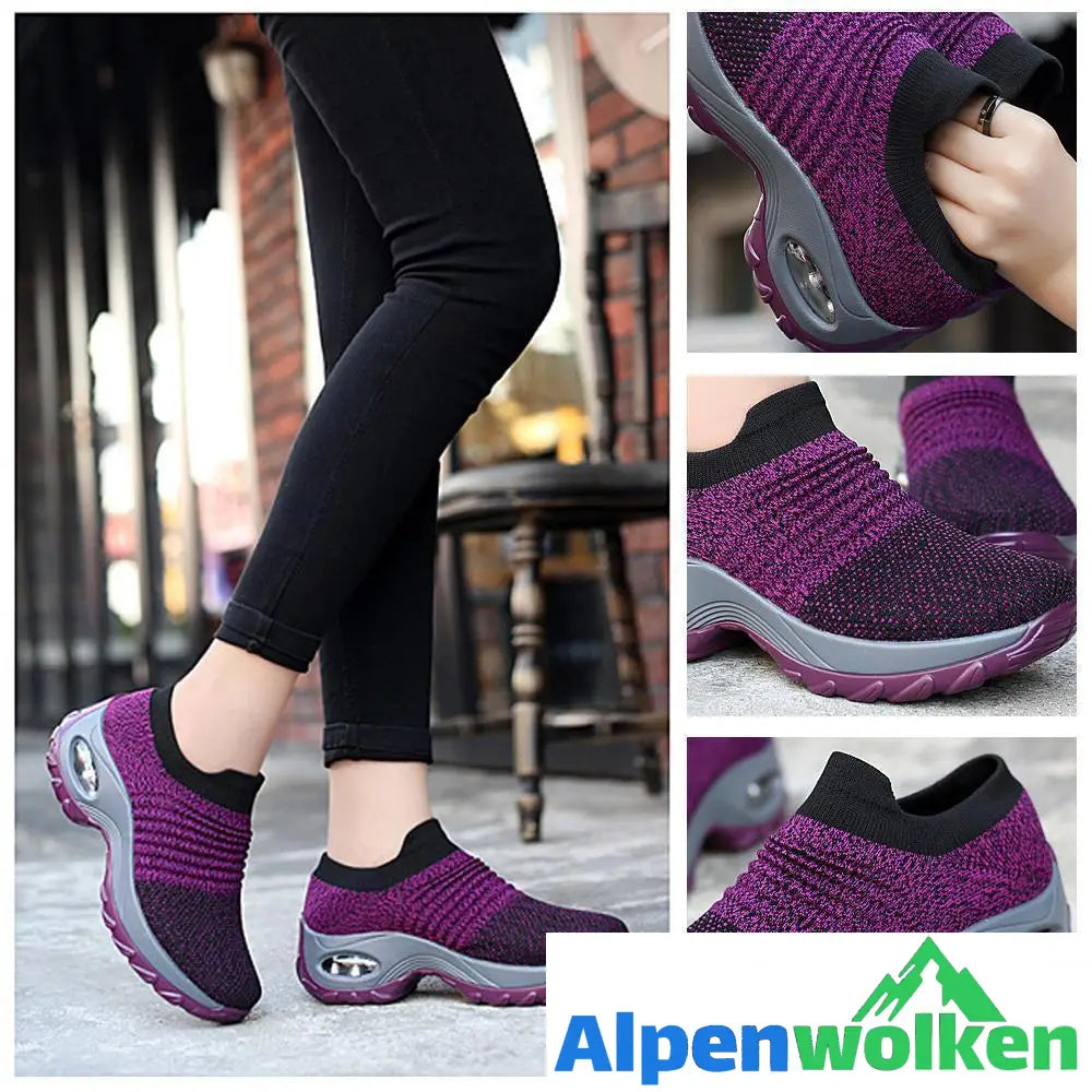 Alpenwolken - Atmungsaktive Luftpolster Schuhe Super Weiche Outdoorschuhe