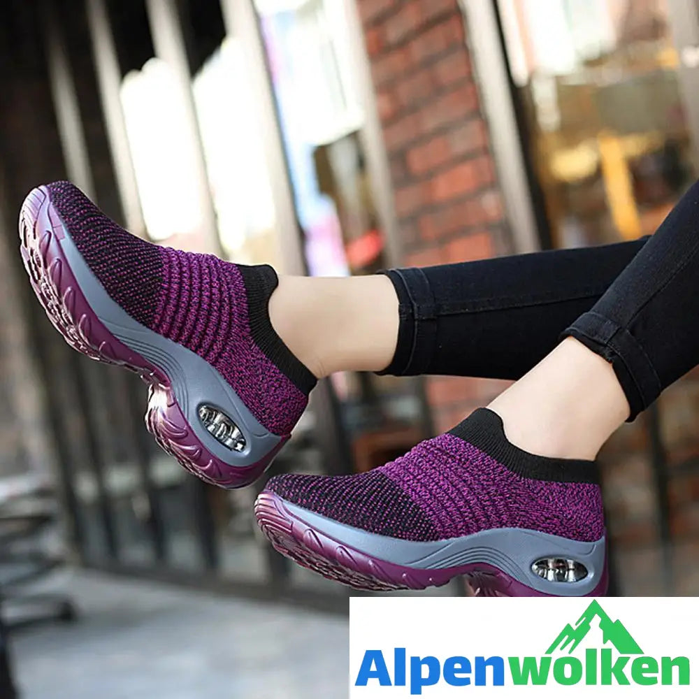 Alpenwolken - Atmungsaktive Luftpolster Schuhe Super Weiche Outdoorschuhe