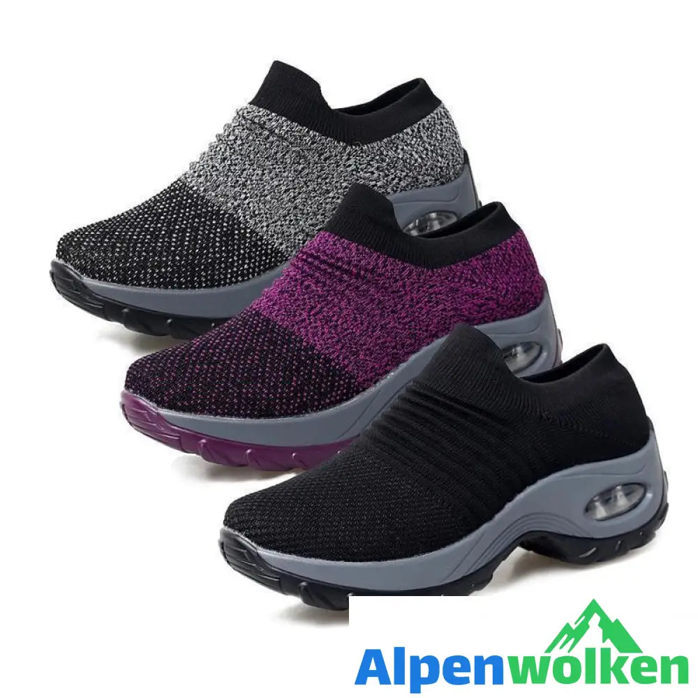 Alpenwolken - Atmungsaktive Luftpolster Schuhe Super Weiche Outdoorschuhe