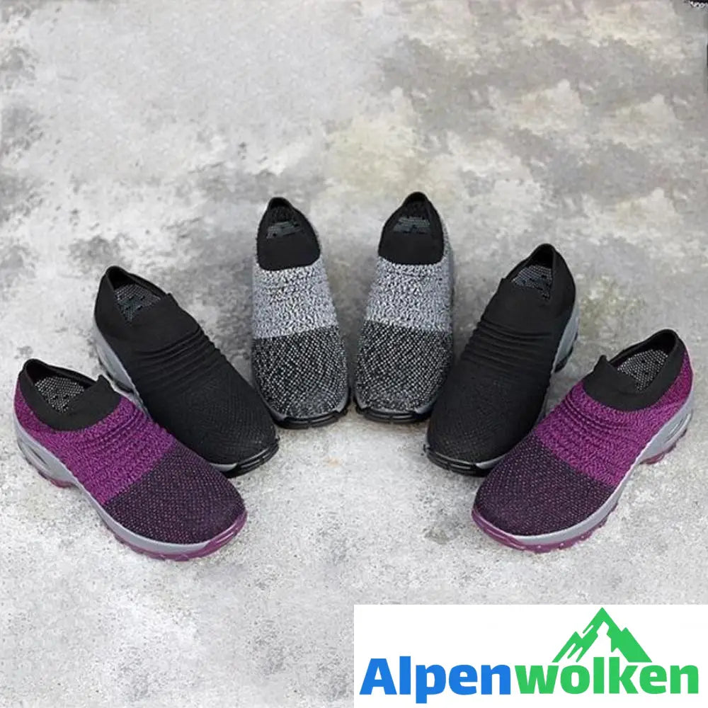 Alpenwolken - Atmungsaktive Luftpolster Schuhe Super Weiche Outdoorschuhe