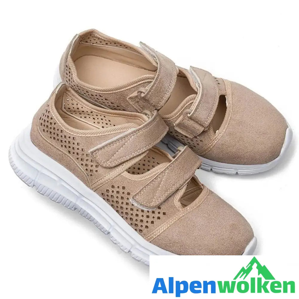 Alpenwolken - Atmungsaktive Mesh Loop Flache Turnschuhe