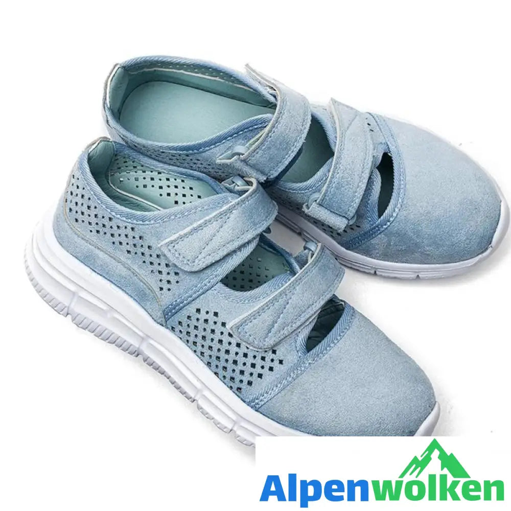 Alpenwolken - Atmungsaktive Mesh Loop Flache Turnschuhe