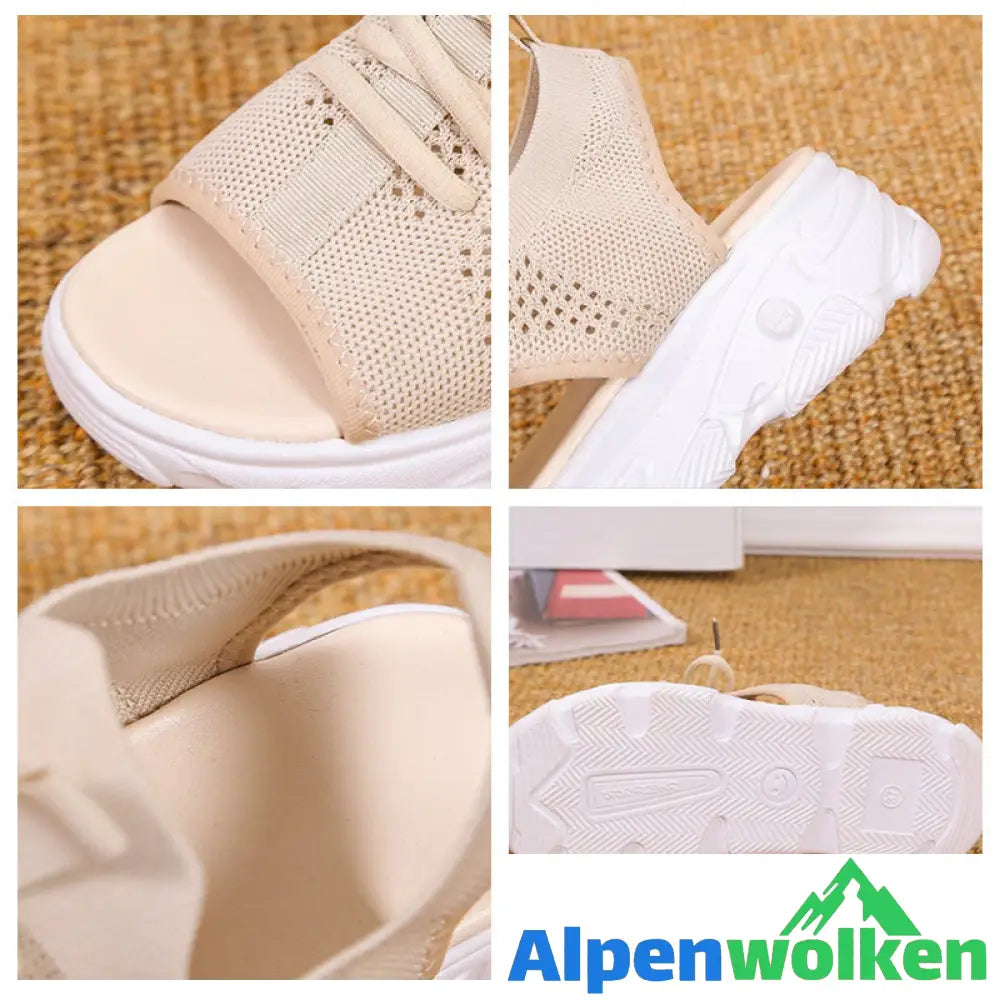 Alpenwolken - Atmungsaktive Mesh-Sandalen mit weicher Sohle