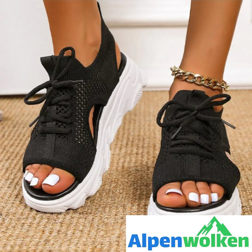 Alpenwolken - Atmungsaktive Mesh-Sandalen mit weicher Sohle