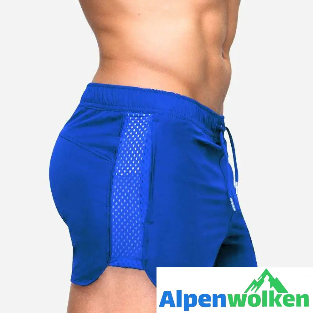 Alpenwolken - Atmungsaktive Sommer-Strandshorts Aus Mesh Für Herren