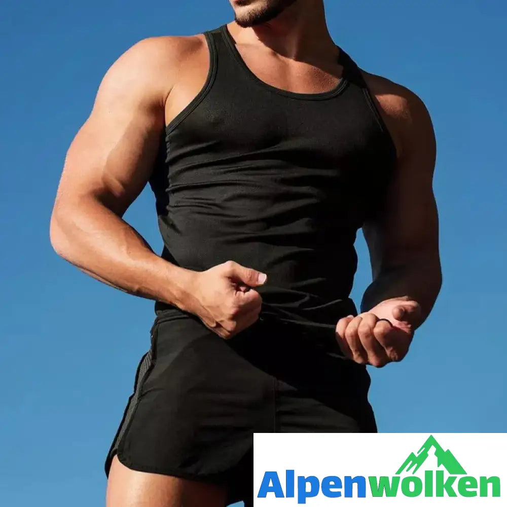 Alpenwolken - Atmungsaktive Sommer-Strandshorts Aus Mesh Für Herren