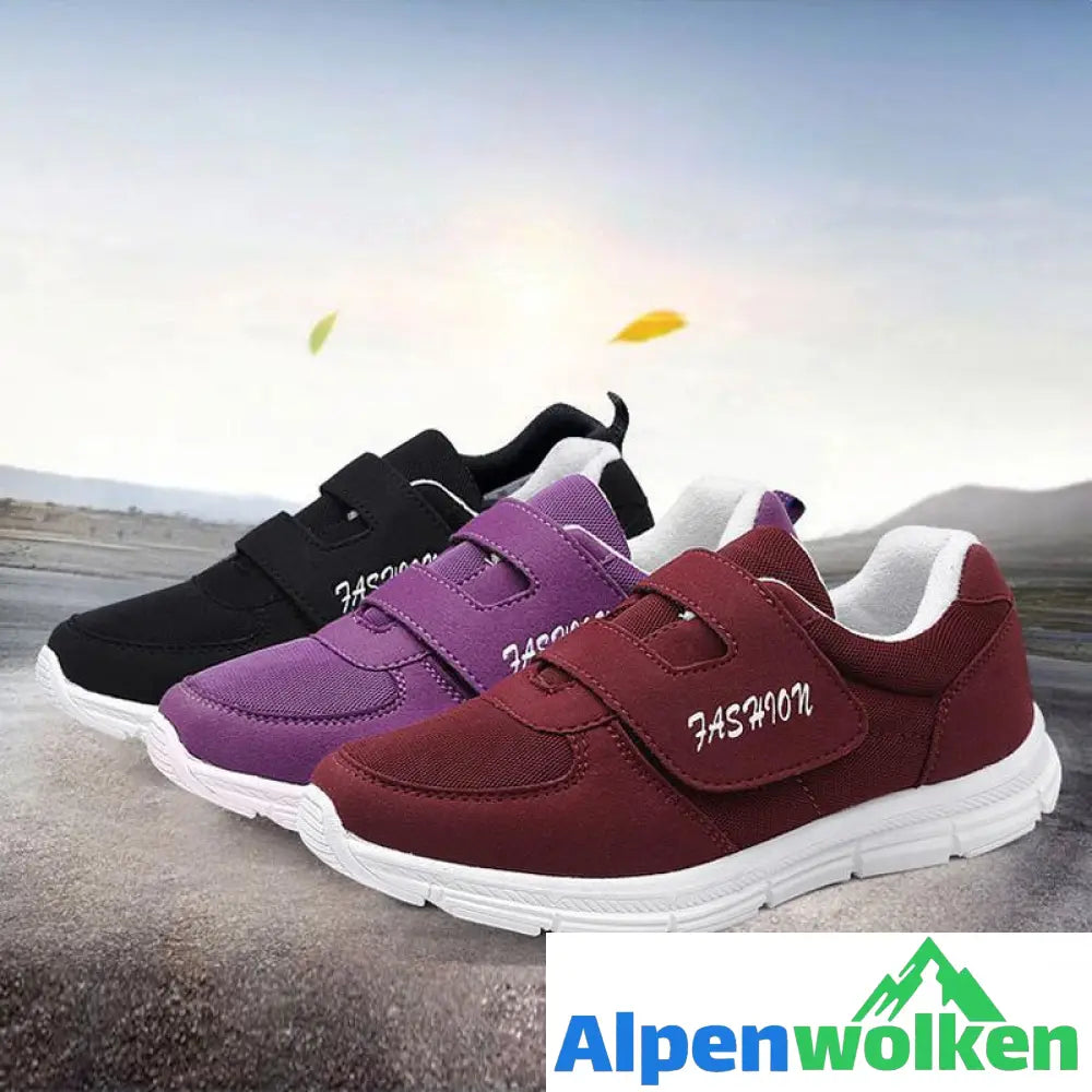 Alpenwolken - Atmungsaktive und Ultraleichte Sportschuhe mit Klettverschluss