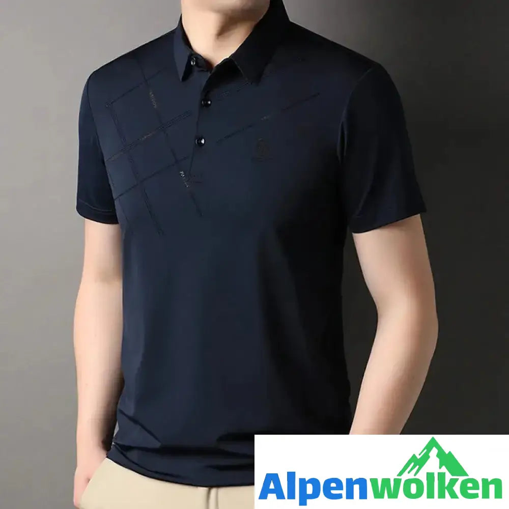 Alpenwolken - Atmungsaktives T-Shirt mit Streifendruck