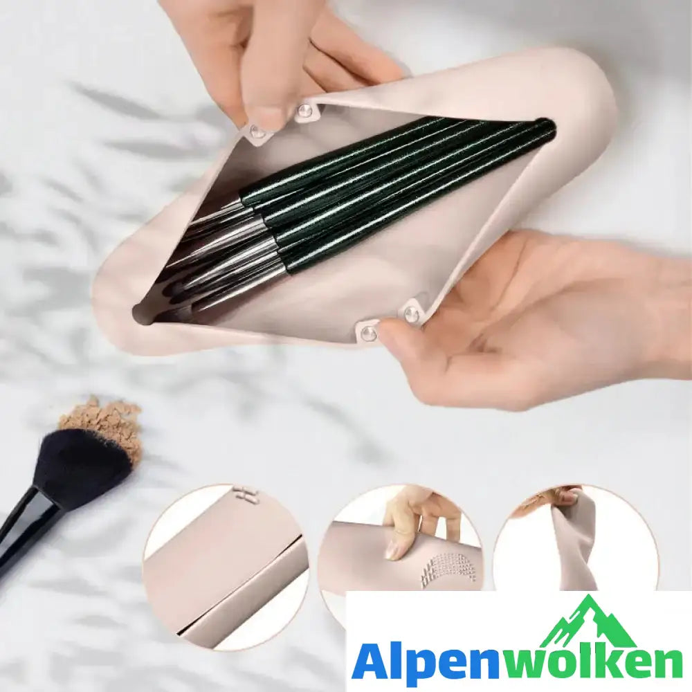 Alpenwolken - Aufbewahrungstasche für Make-up-Pinsel