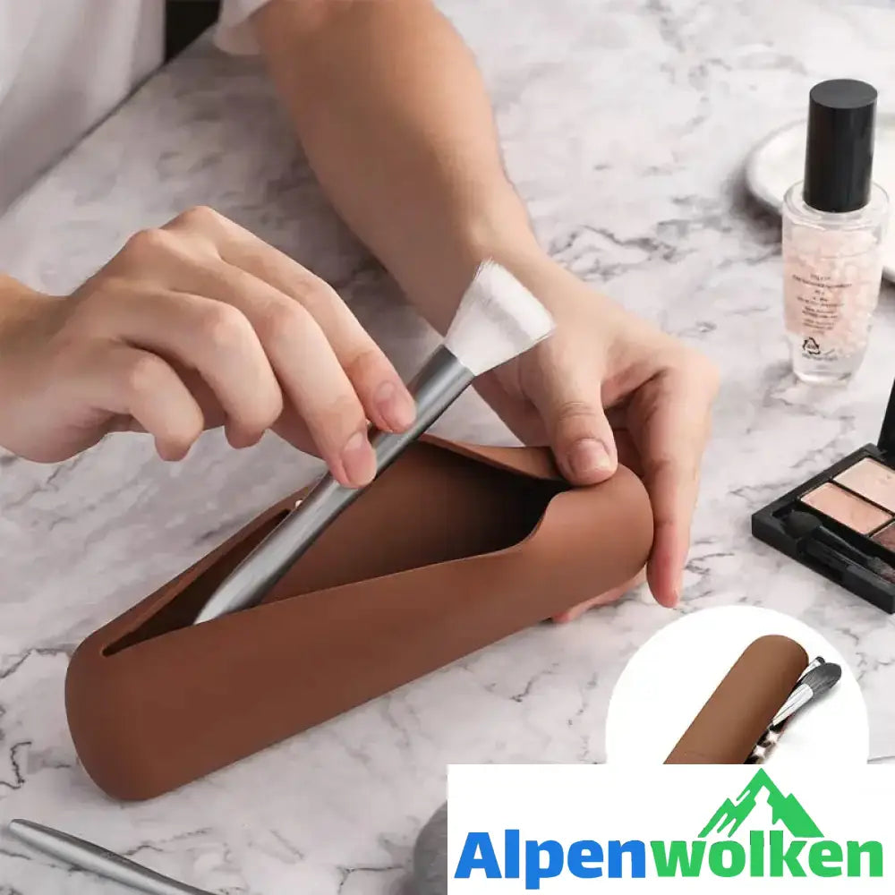 Alpenwolken - Aufbewahrungstasche für Make-up-Pinsel