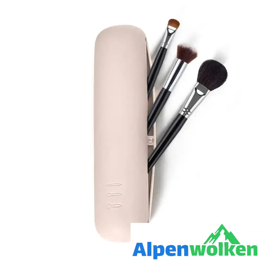 Alpenwolken - Aufbewahrungstasche für Make-up-Pinsel Rosa