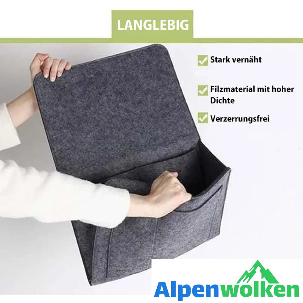 Alpenwolken - Aufbewahrungstasche mit Taschen zum Aufhängen