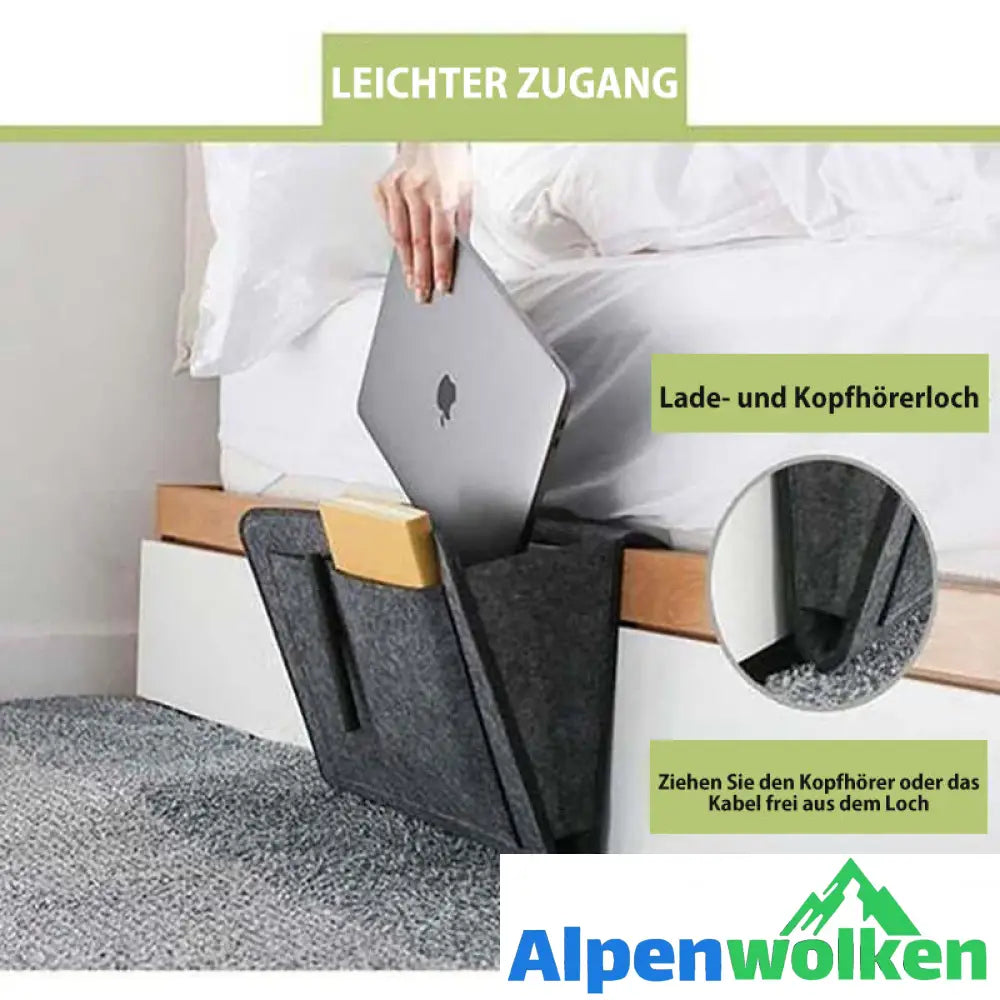 Alpenwolken - Aufbewahrungstasche mit Taschen zum Aufhängen