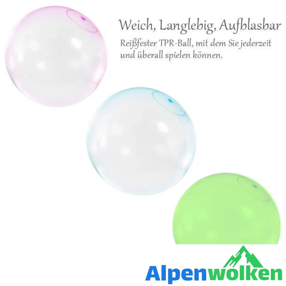 Alpenwolken - Aufblasbarer Reißfester Bubble Ball