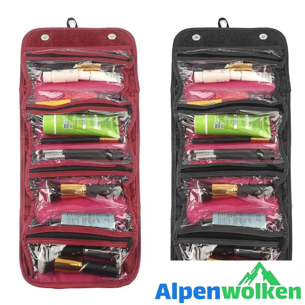 Alpenwolken - Aufgerollte Kosmetik Tasche