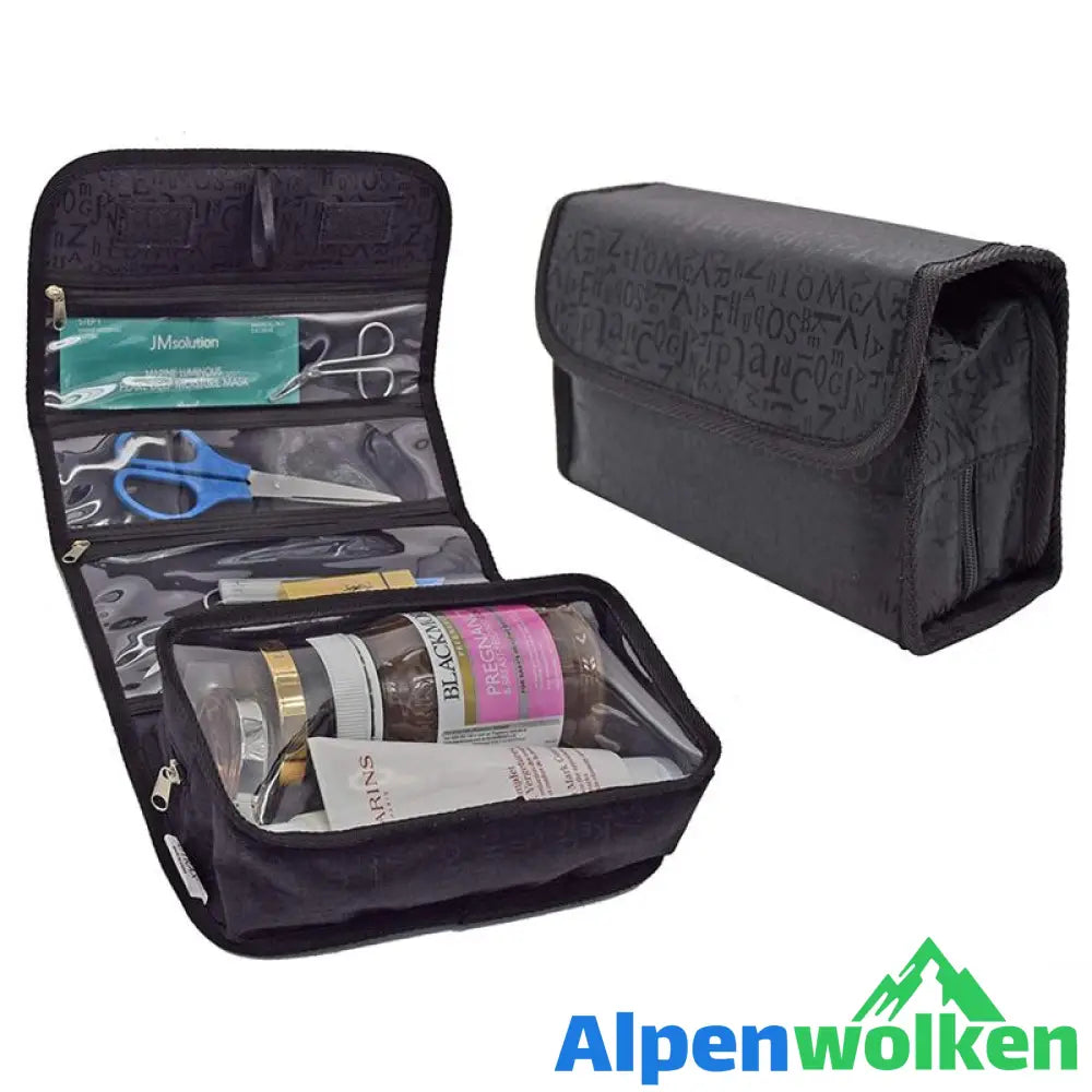 Alpenwolken - Aufgerollte Kosmetik Tasche