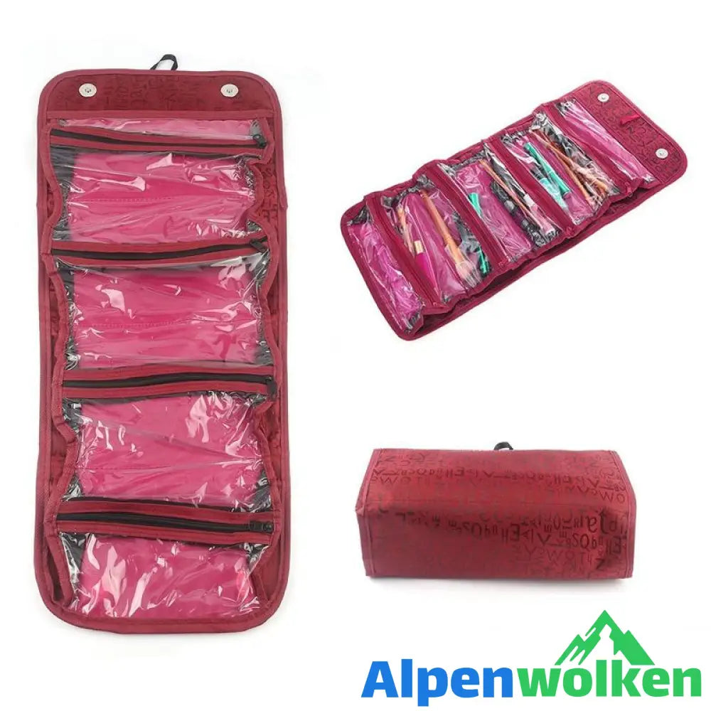 Alpenwolken - Aufgerollte Kosmetik Tasche