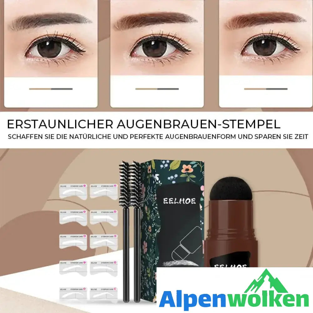 Alpenwolken - 🔥Augenbrauenschablone & Stempelset🔥