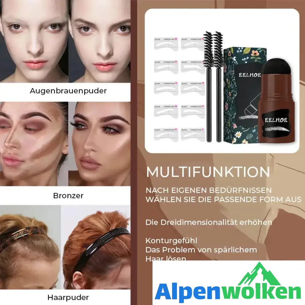 Alpenwolken - 🔥Augenbrauenschablone & Stempelset🔥