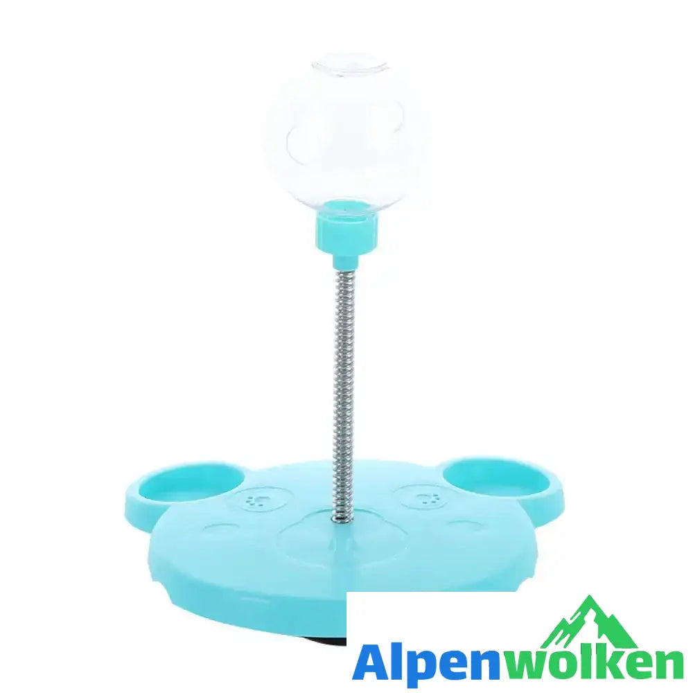 Alpenwolken - Auslaufender Leckerbissen-Ball Haustier-Futterautomat Spielzeug blau