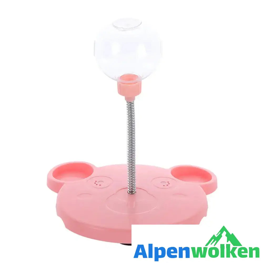 Alpenwolken - Auslaufender Leckerbissen-Ball Haustier-Futterautomat Spielzeug rosa