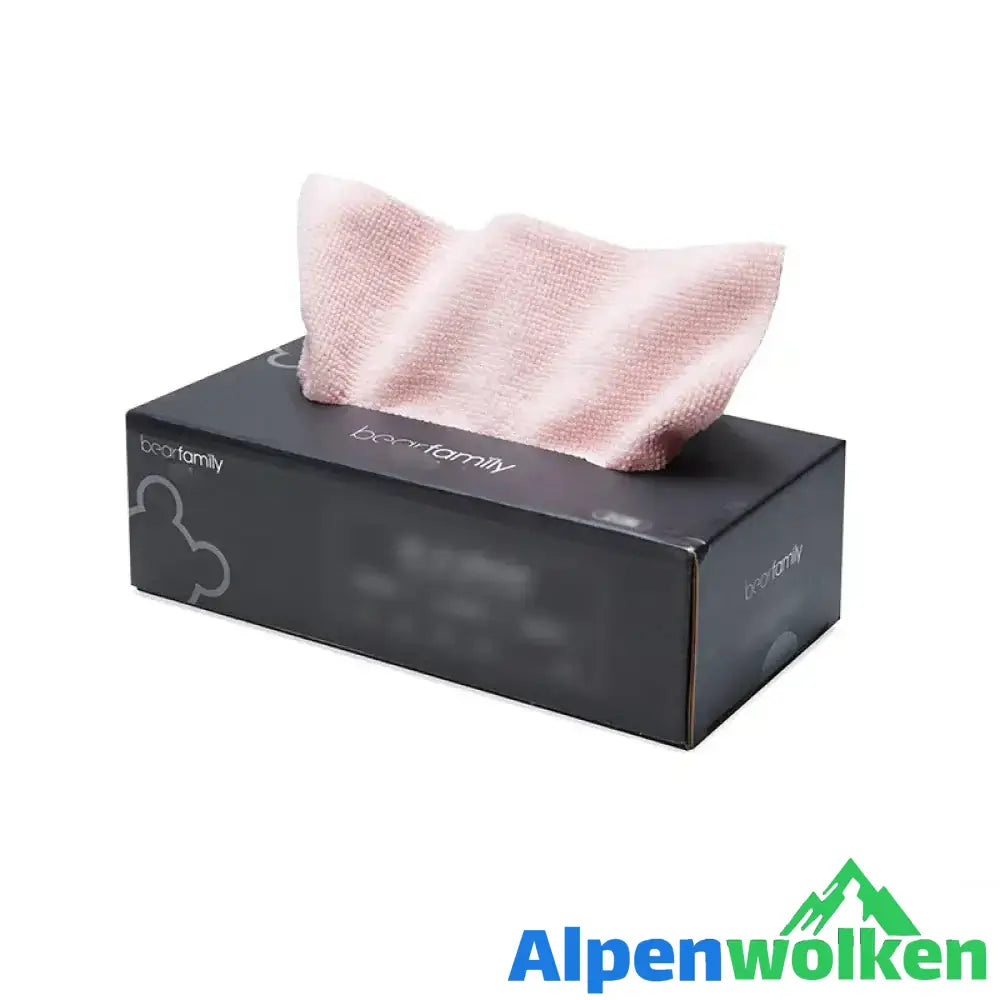 Alpenwolken - Ausziehbare saugfähige Mikrofasertücher Schachtel Rose