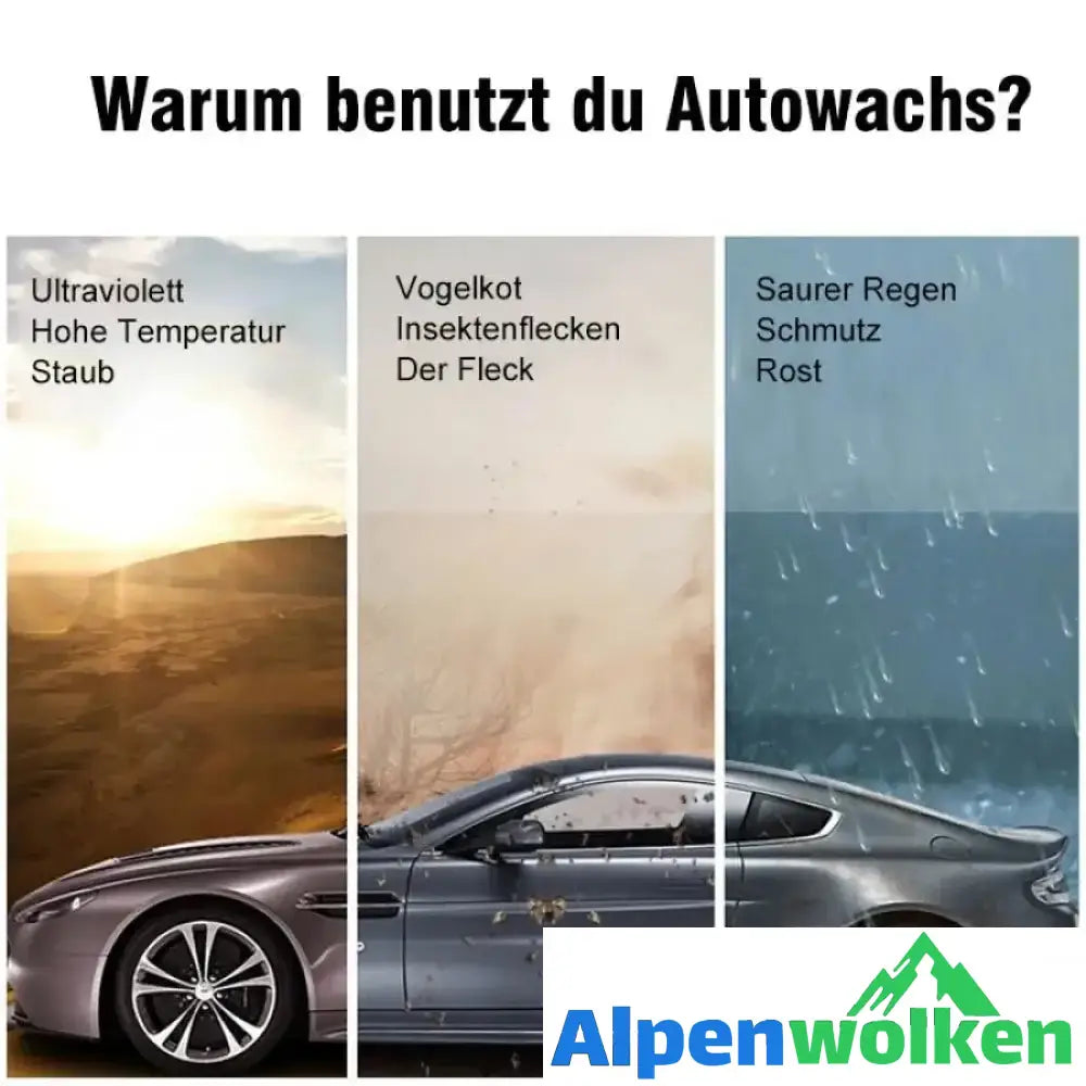 Alpenwolken - Auto Kristallwachs