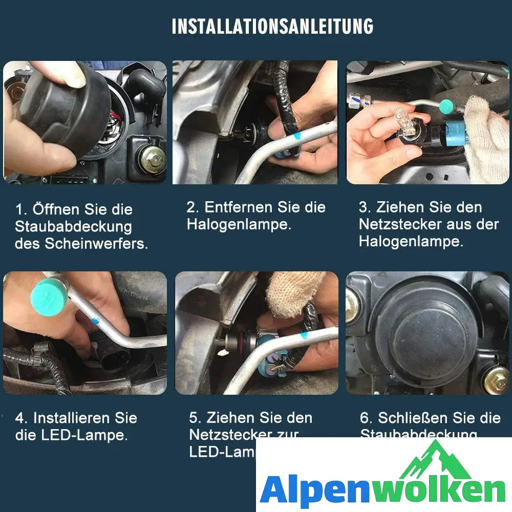 Alpenwolken - 🚚Auto LED-Scheinwerfer