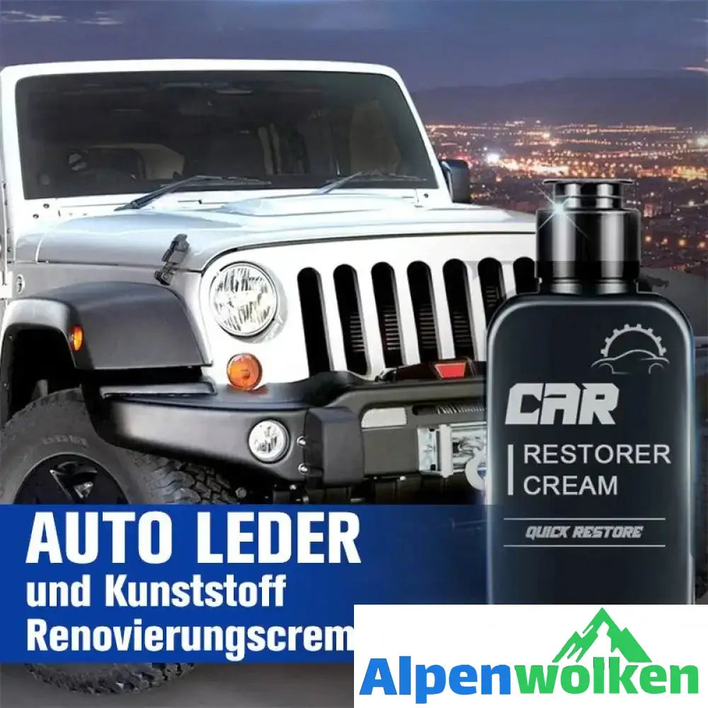 Alpenwolken - Auto Leder und Kunststoff Renovierungscreme