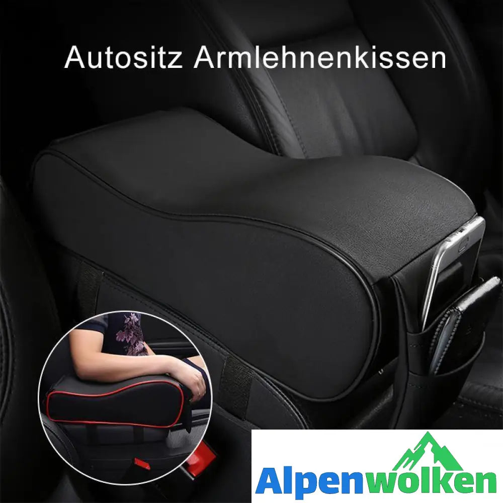 Alpenwolken - Auto-Mittelkonsolen-Armlehnenkissen mit Aufbewahrungstasche