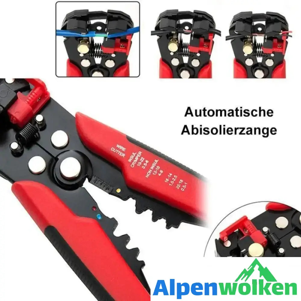 Alpenwolken - Automatische Abisolierzange mit Stellschraube