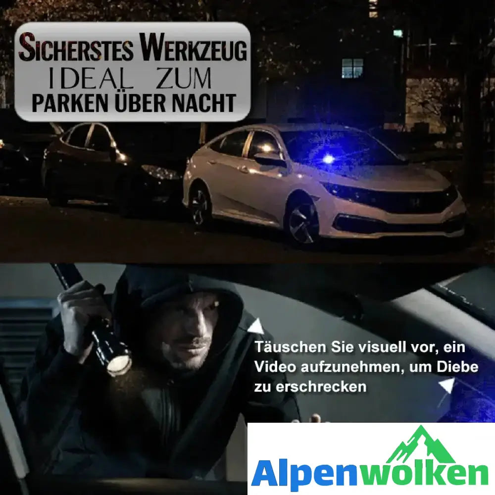 Alpenwolken - 🚗Automatische Blinkende LED-Analog-Alarmleuchte zur Diebstahlsicherung