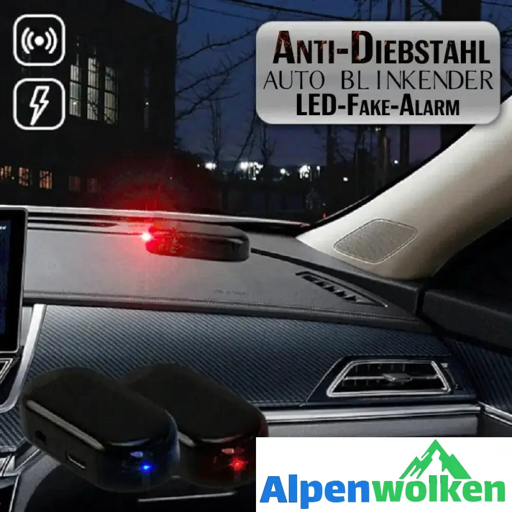 Alpenwolken - 🚗Automatische Blinkende LED-Analog-Alarmleuchte zur Diebstahlsicherung