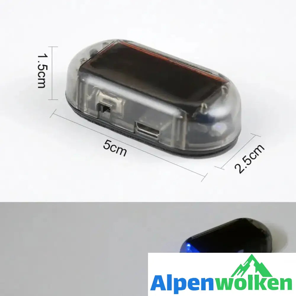 Alpenwolken - 🚗Automatische Blinkende LED-Analog-Alarmleuchte zur Diebstahlsicherung blau