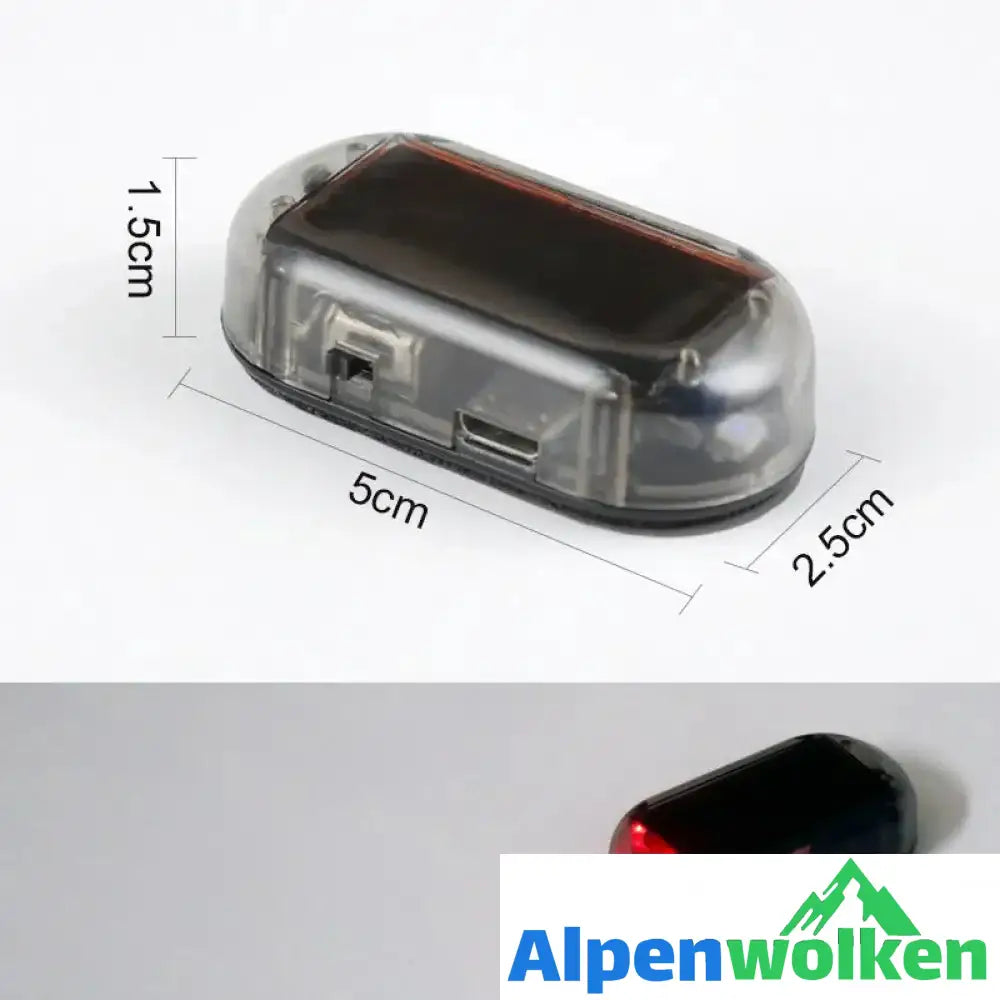 Alpenwolken - 🚗Automatische Blinkende LED-Analog-Alarmleuchte zur Diebstahlsicherung rot